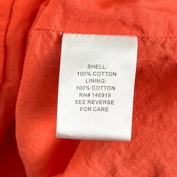 Jaclyn Smith Tiered Eyelet Embroidered Midi Coral & White Size Skirt X-Large - Picture 10 of 13